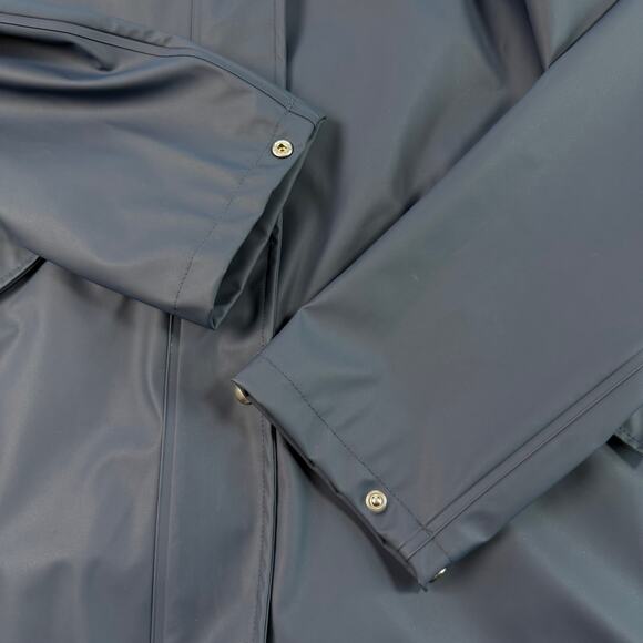 Women's Scandinavian Explorer Raincoat - Navy 2XL - Picture 7 of 13